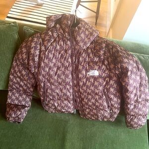 The North Face Puffer TNF print XS NWOT